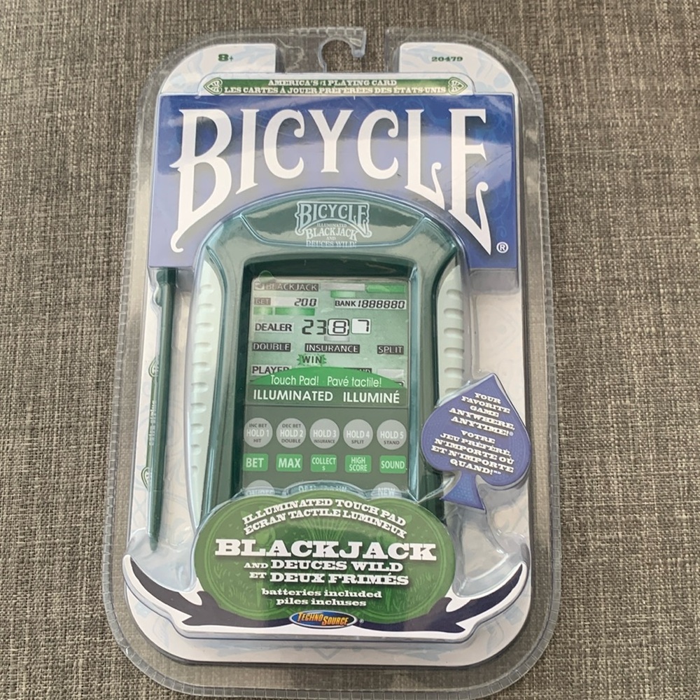 Bicycle Blackjack Handheld Electronic game - new